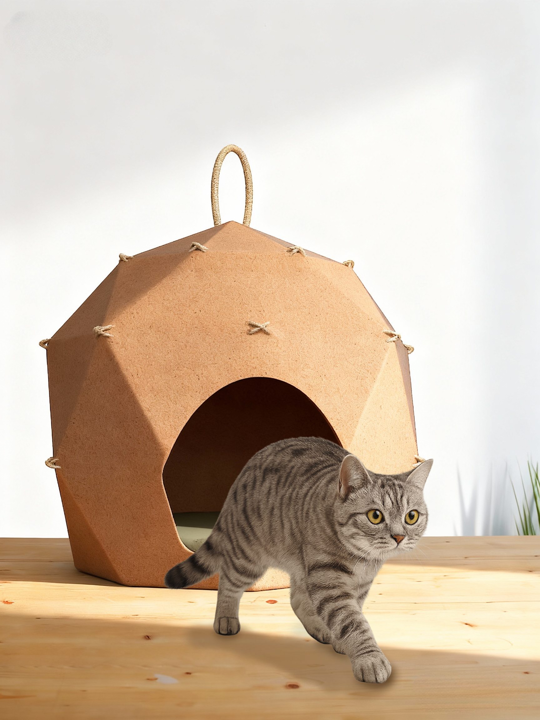植栖猫窝与猫咪展示