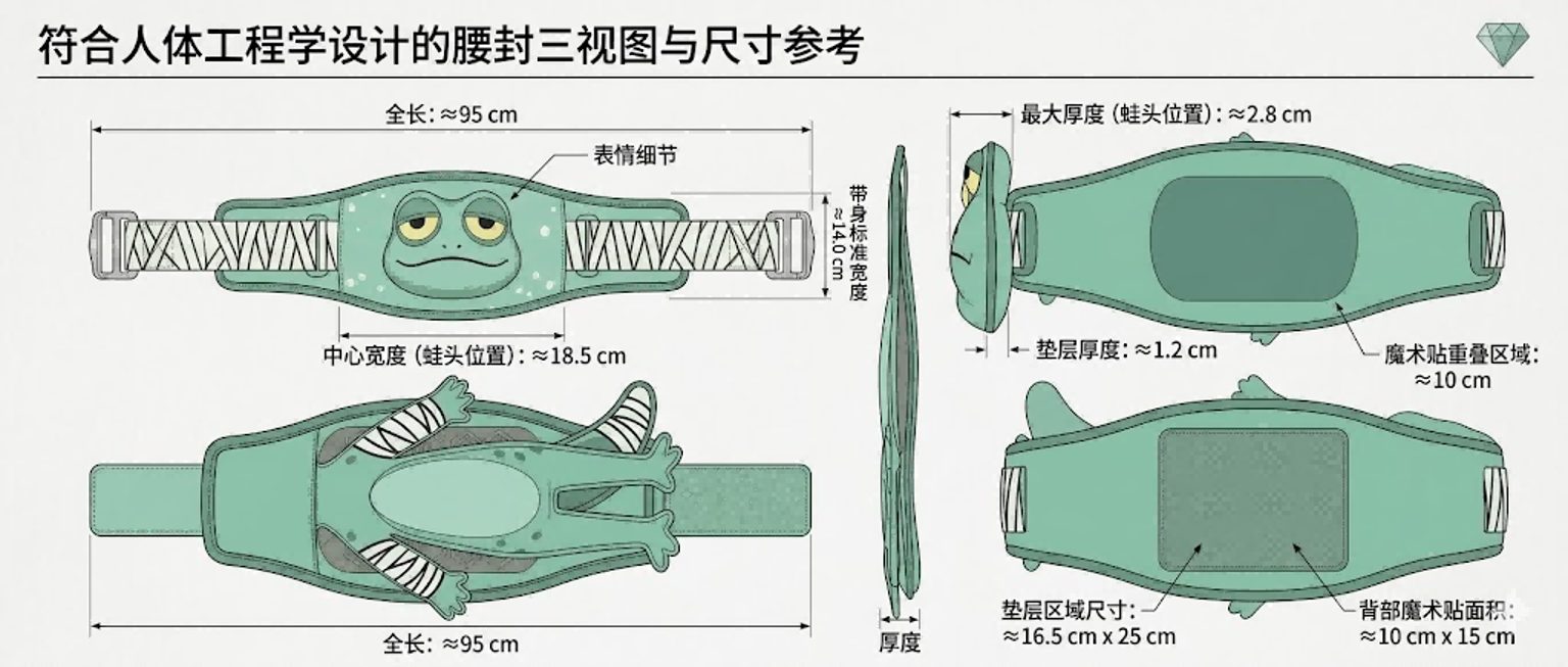 人体工学腰部尺寸参考